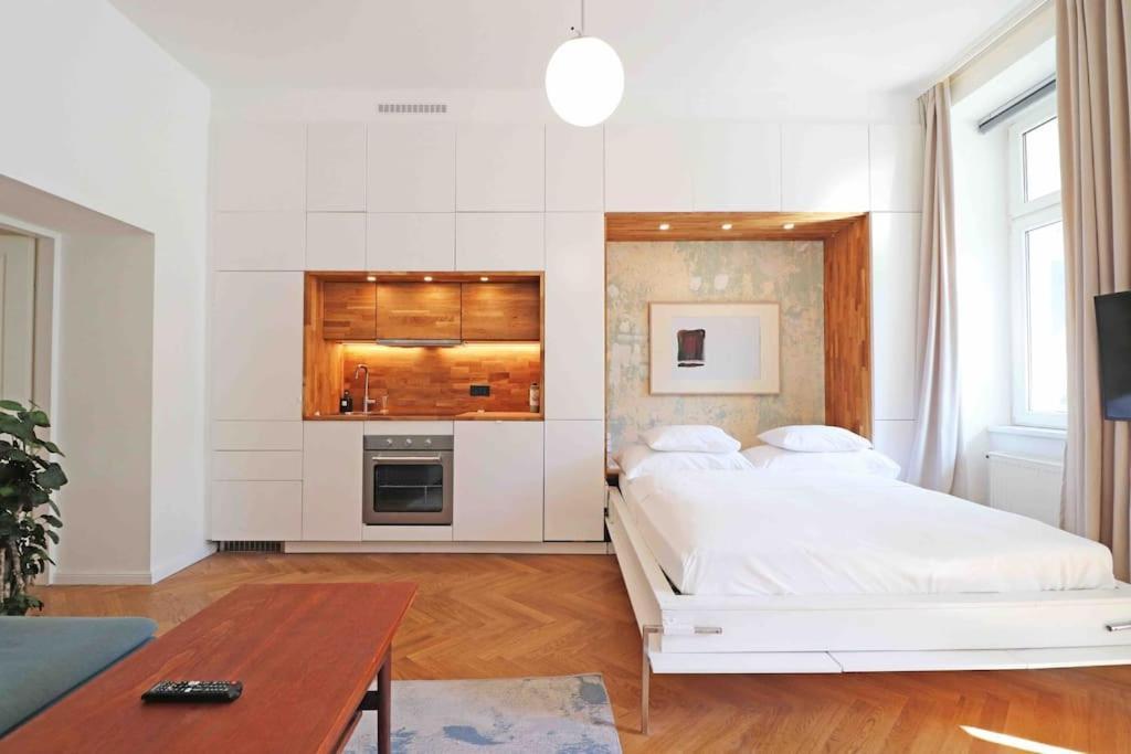 Smart Apt Mit Balkon Am Augarten Park Naehe Zentrum Виена Екстериор снимка